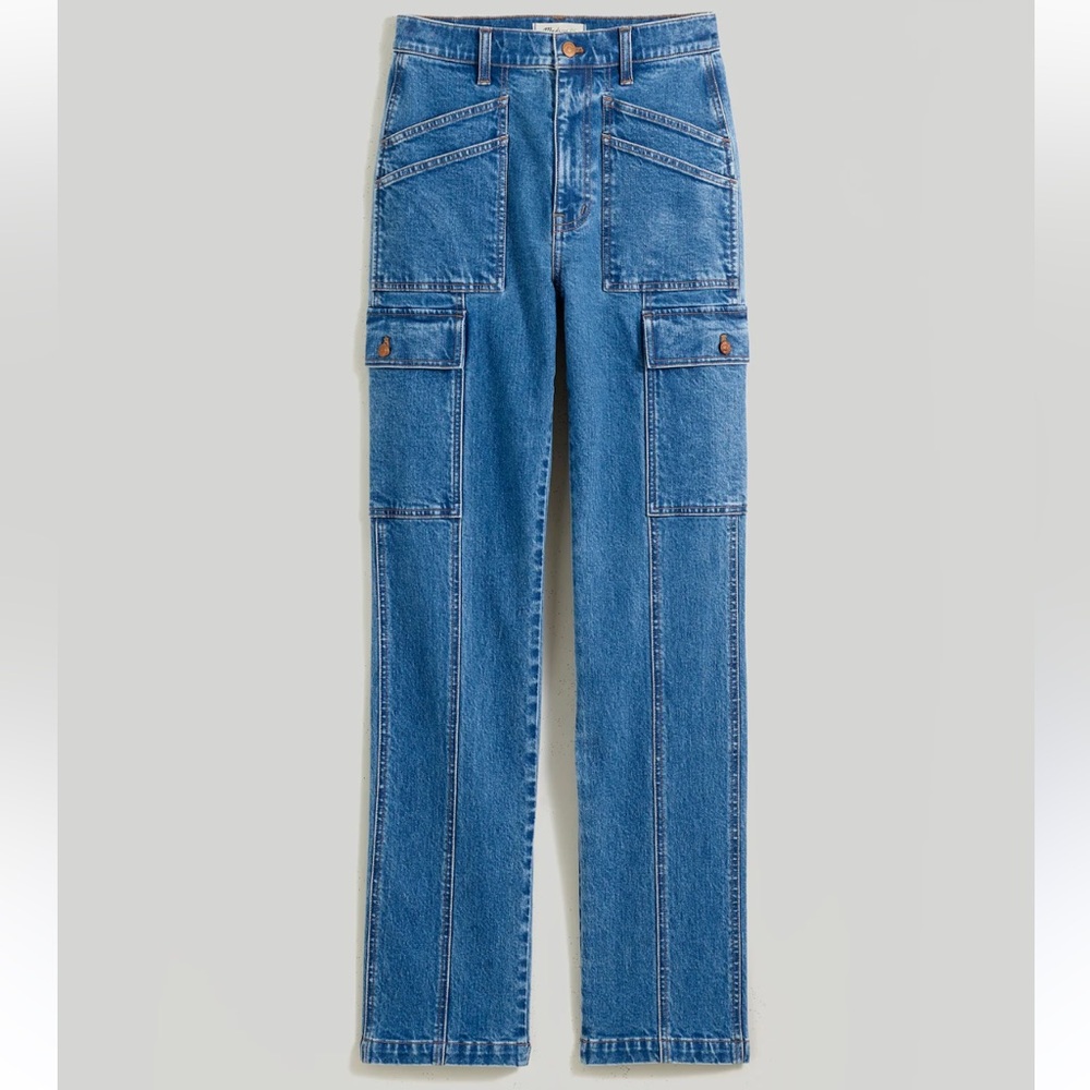 Madewell ‘The '90s Straight Utility Jean in Densmore Wash’